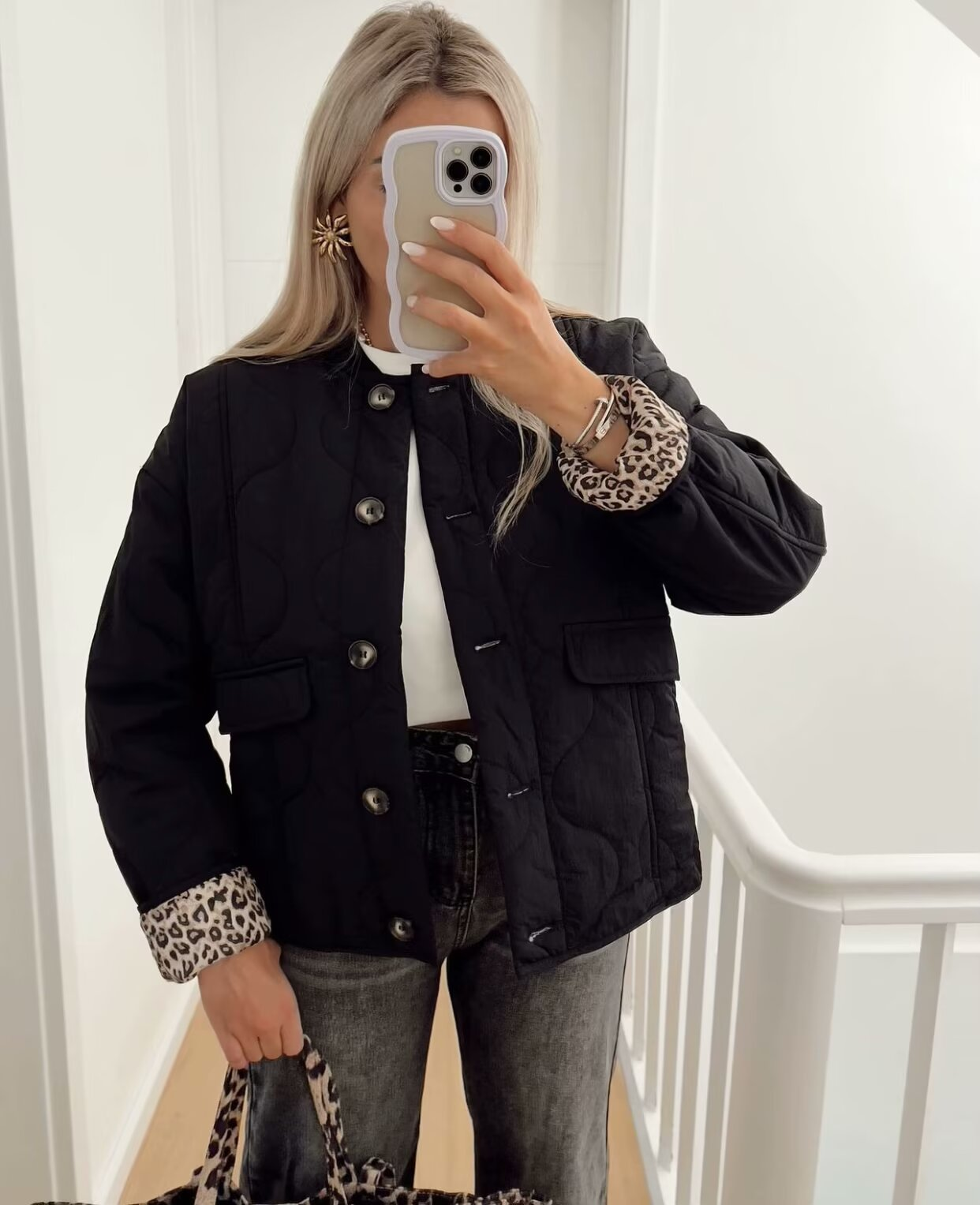 Leonne | Veste Luxe Imprimé Léopard