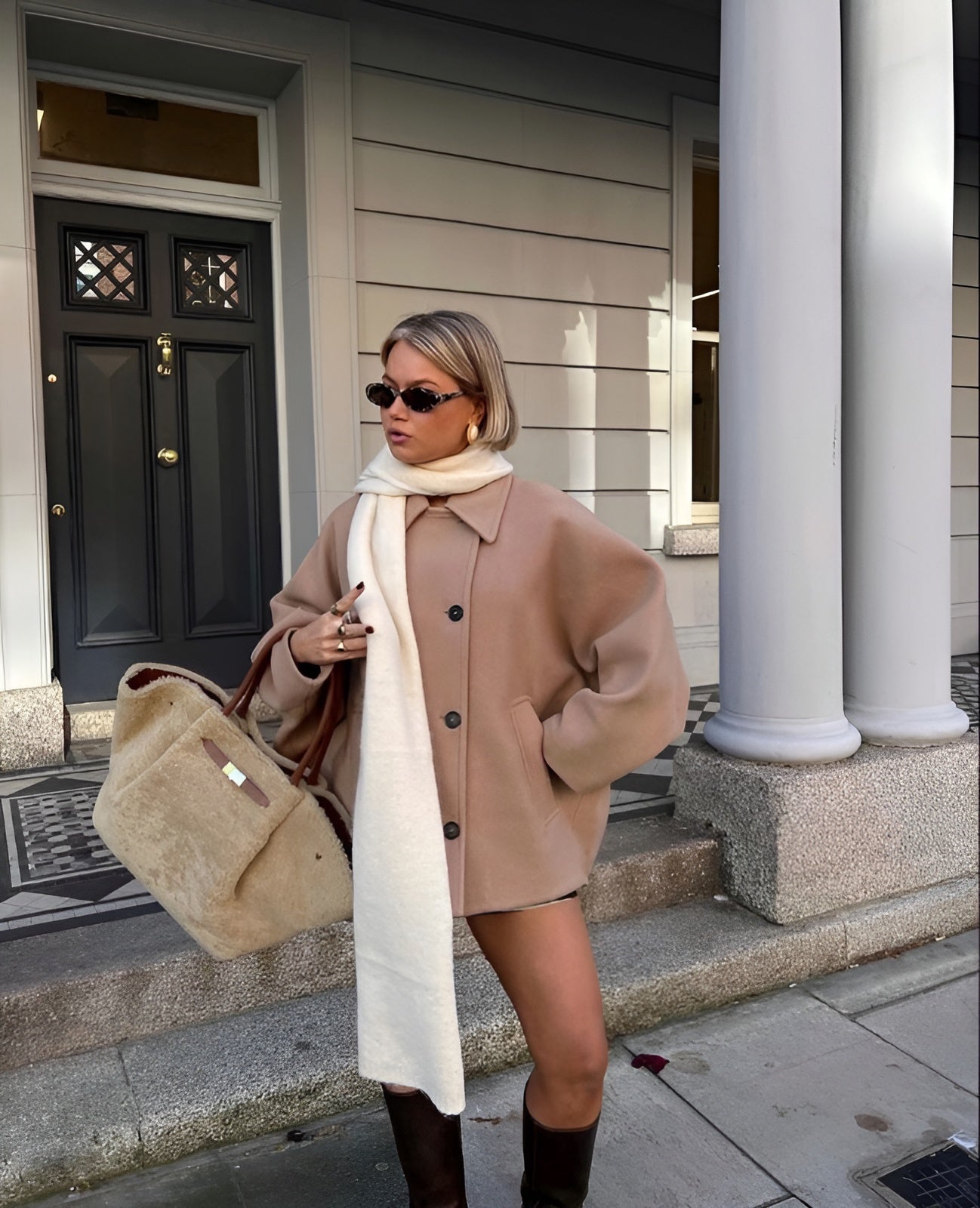 Lizzy | Veste en laine oversized tendance