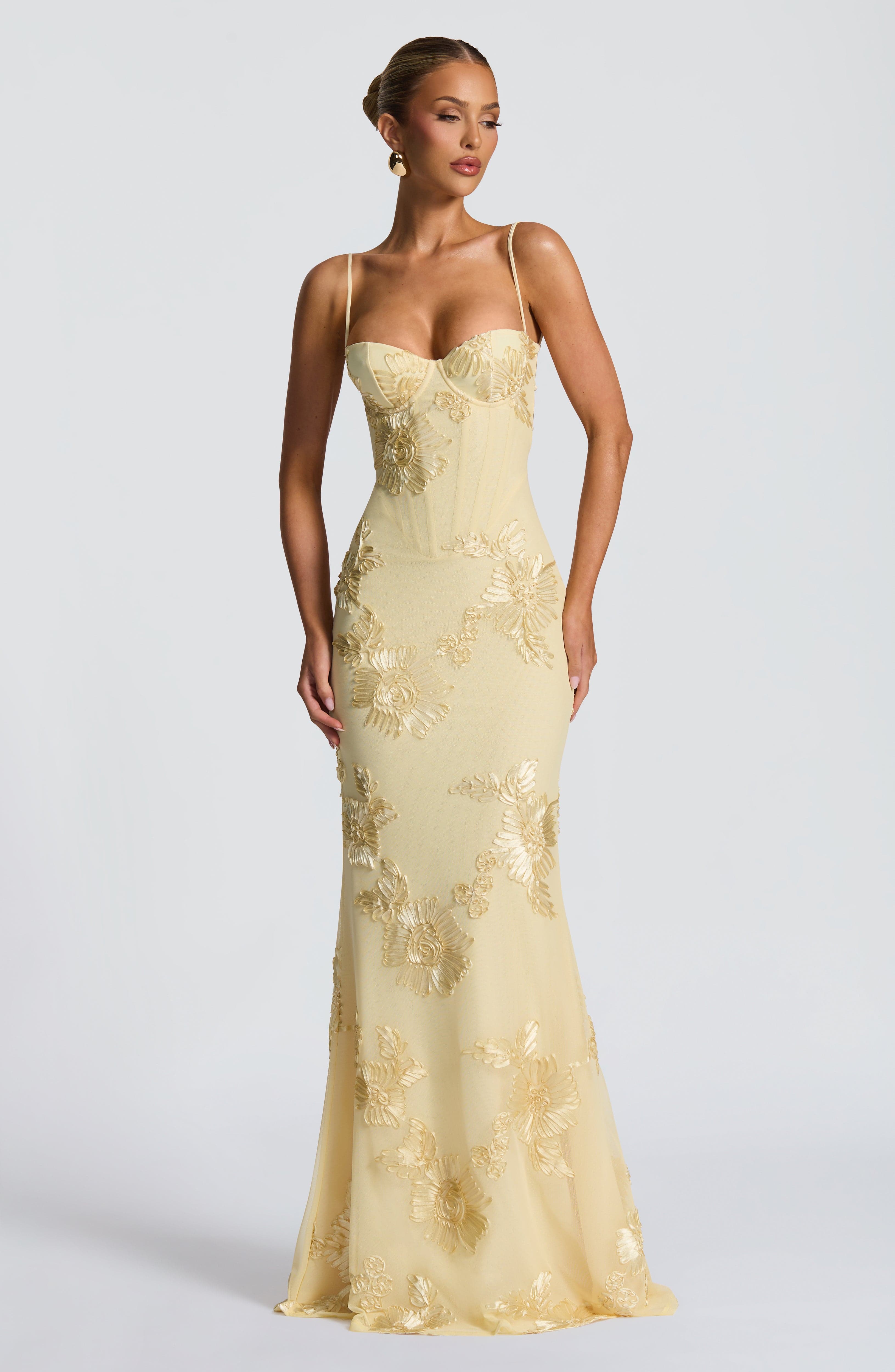 Robe Maxi Nefertiti - Citron