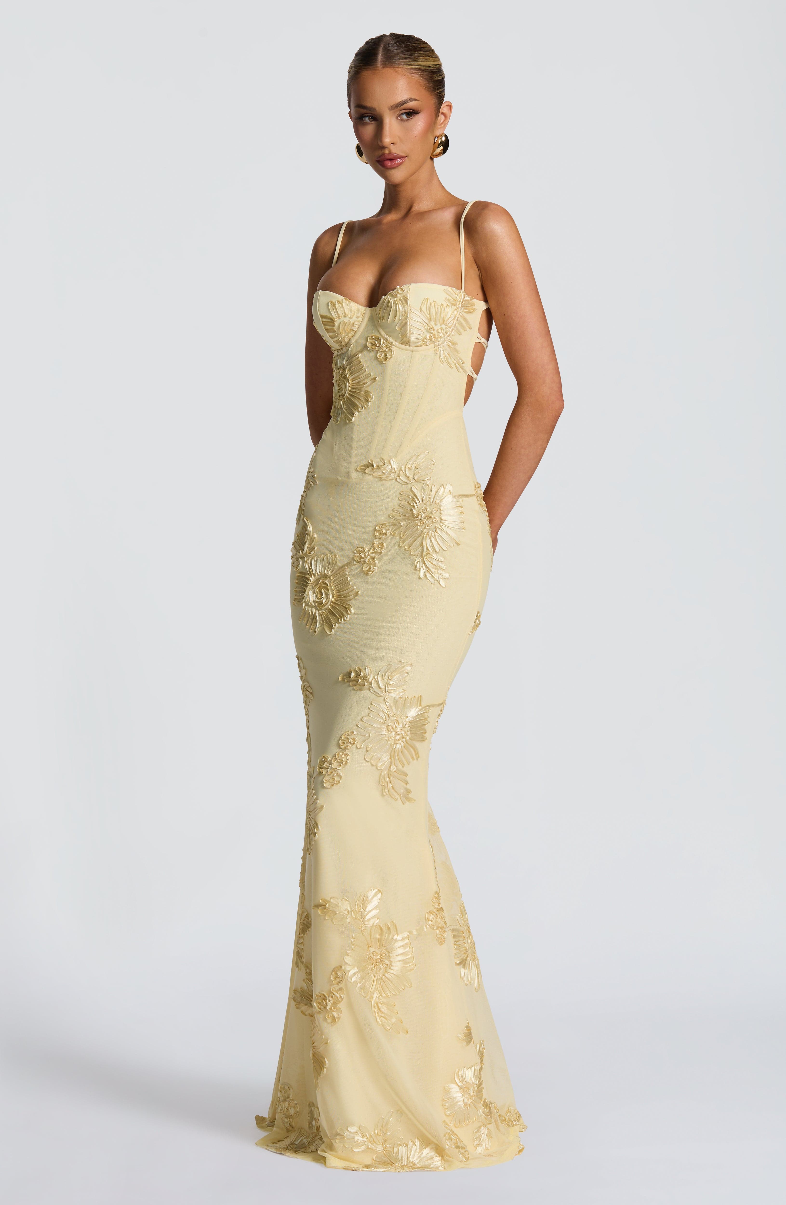 Robe Maxi Nefertiti - Citron