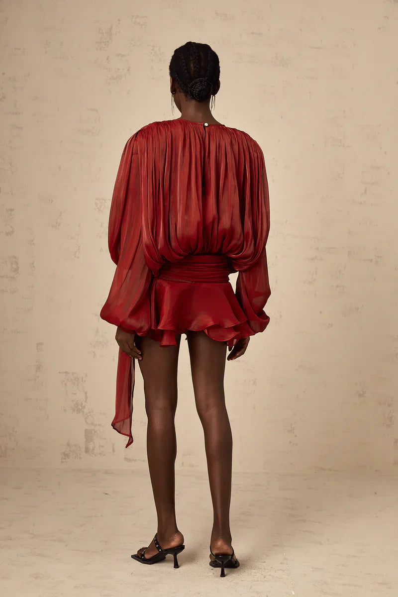 Beryl - Robe Mini Flowy Luxe