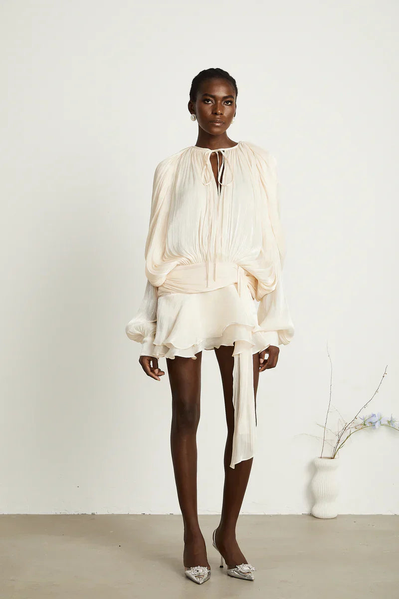 Beryl - Robe Mini Flowy Luxe