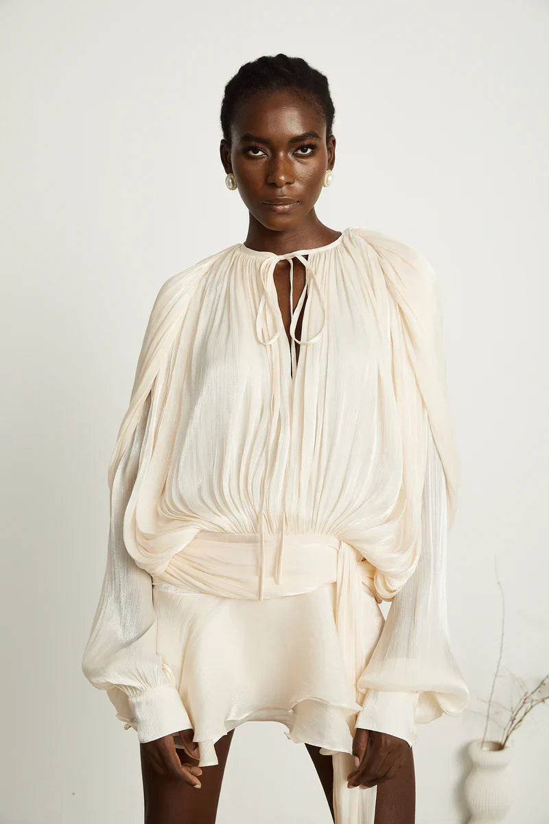 Beryl - Robe Mini Flowy Luxe