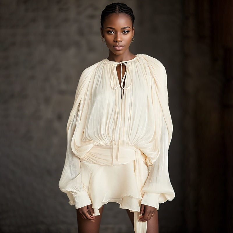 Beryl - Robe Mini Flowy Luxe