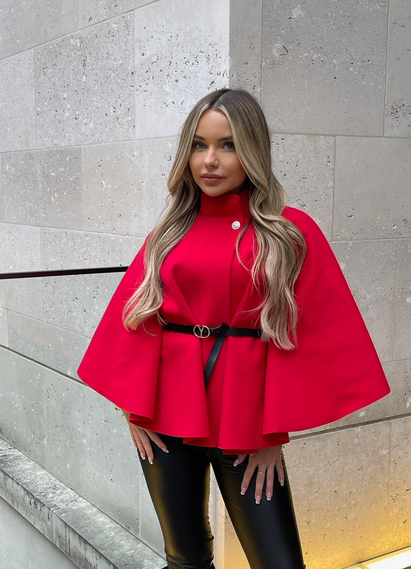 Camille - Poncho ceinturé