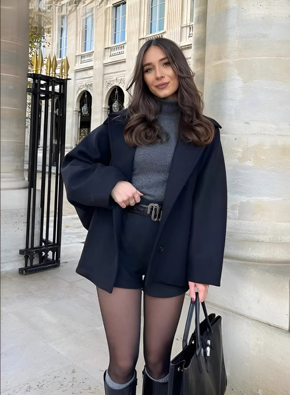 Lizzy | Veste en laine oversized tendance