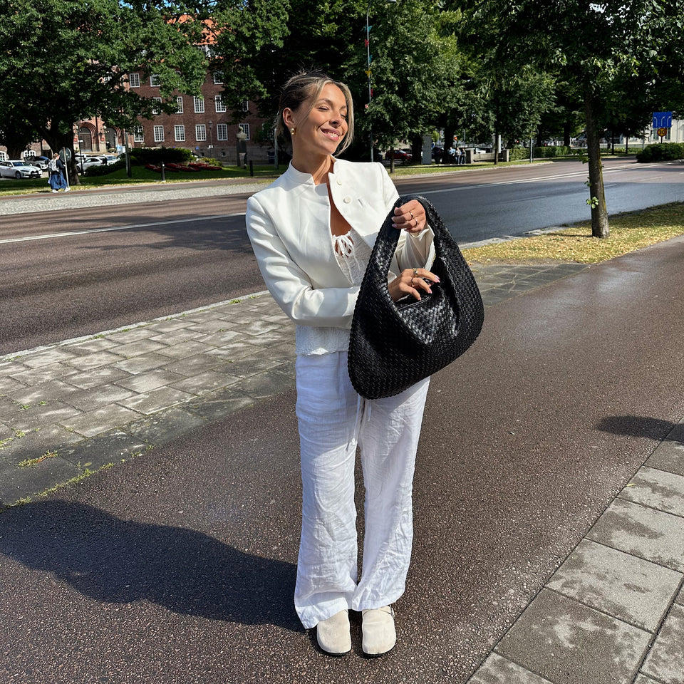 Jade – Sac à main tressé luxueux