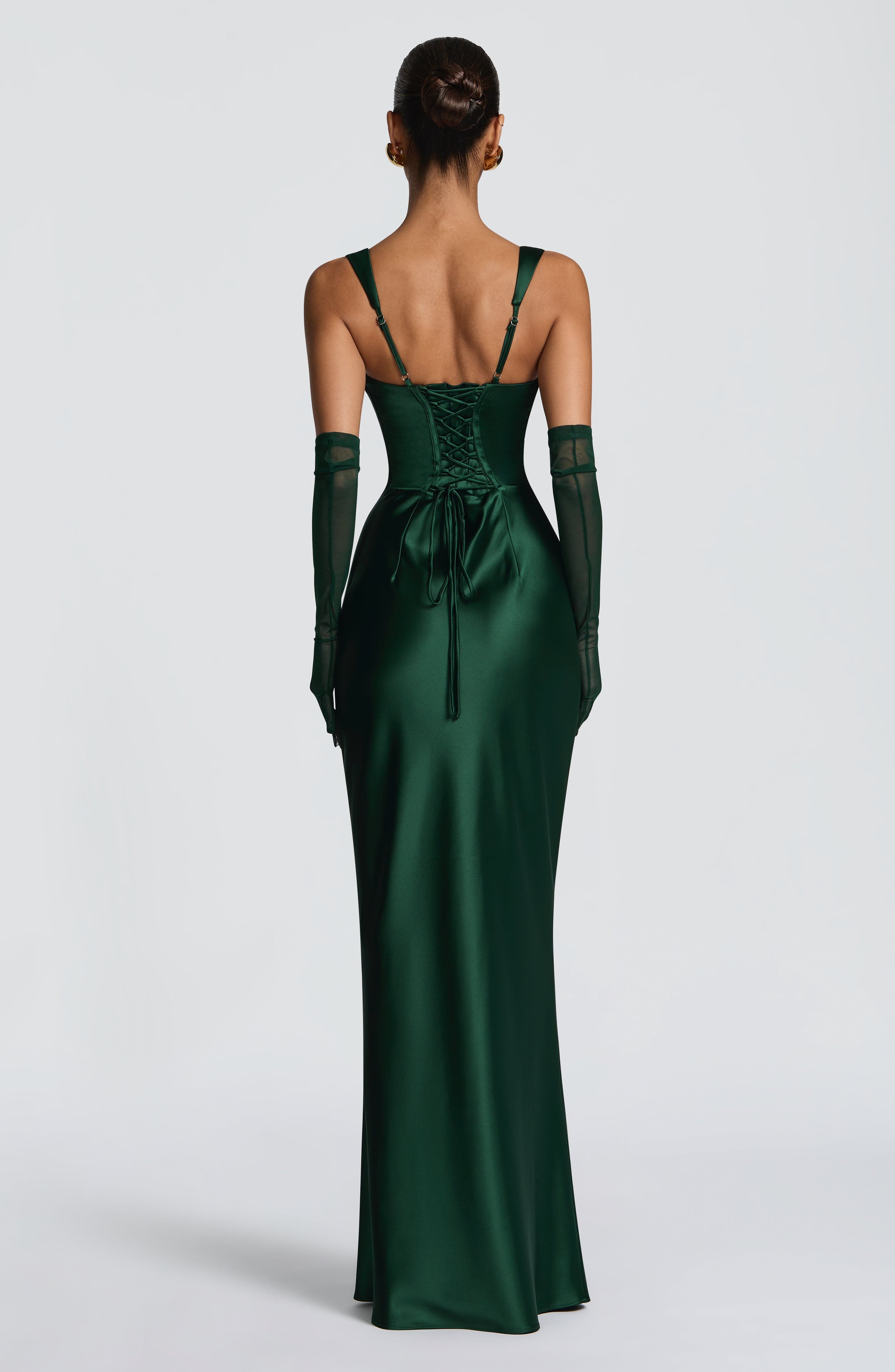 Robe Maxi Calanthe - Émeraude