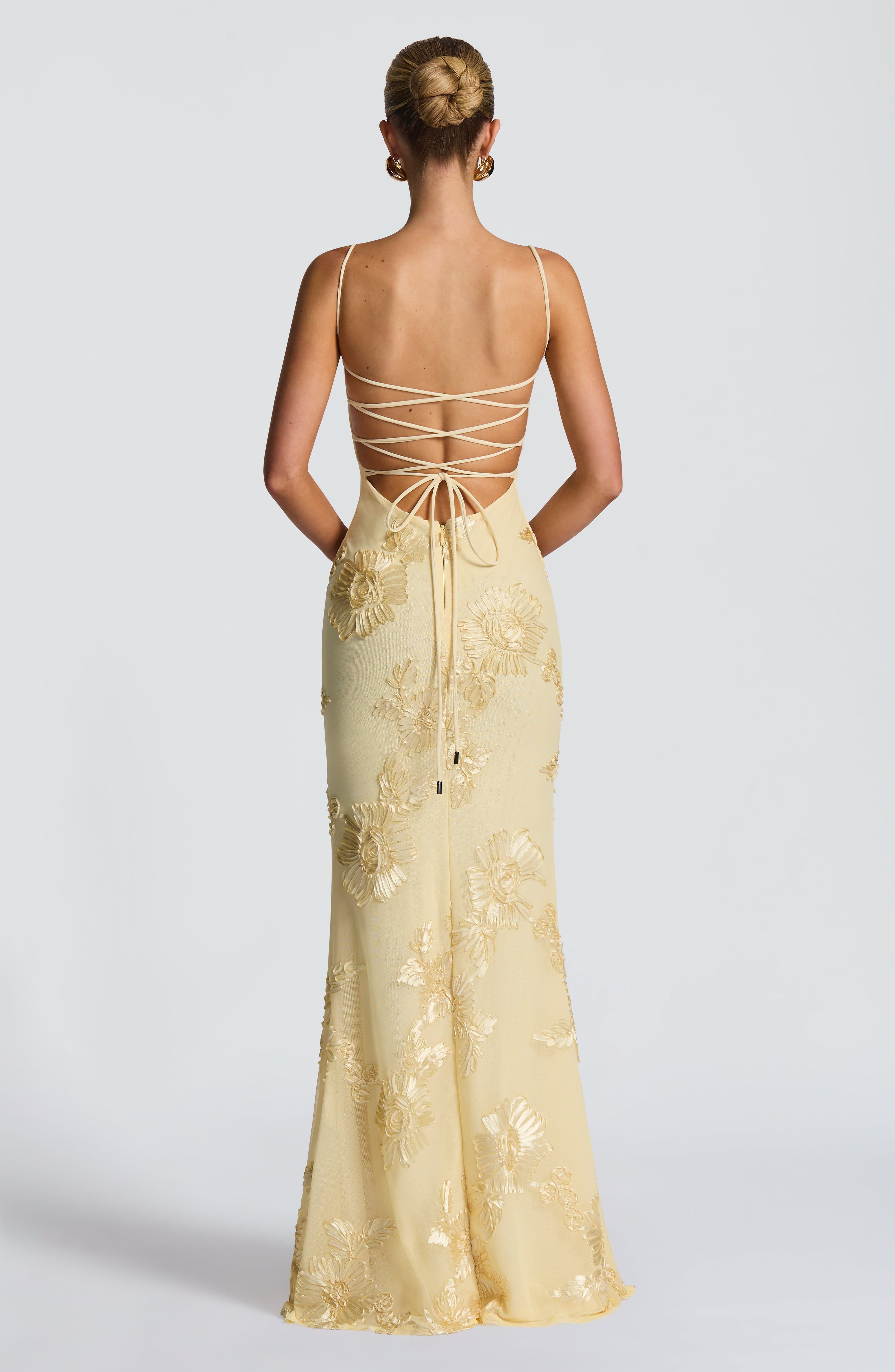 Robe Maxi Nefertiti - Citron